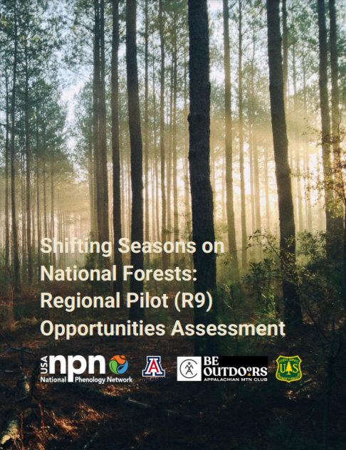Report cover for USA-NPN/USFS Opportunities Assessment